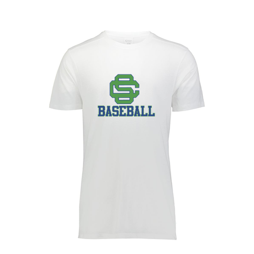 [FTSCUBWH-AS-LOGO1] Decker Men's Tri-Blend T-Shirt - Short Sleeve (Adult S, White, Logo 1)