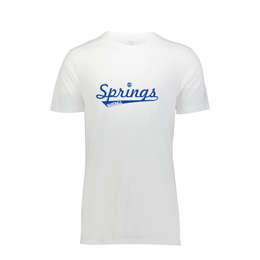 [FTSCUBWH-AS-LOGO3] Decker Men's Tri-Blend T-Shirt - Short Sleeve (Adult S, White, Logo 3)