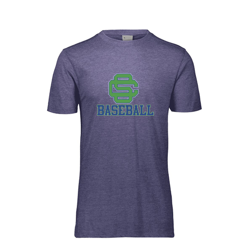 [FTSCUBRY-AS-LOGO1] Decker Men's Tri-Blend T-Shirt - Short Sleeve (Adult S, Royal, Logo 1)