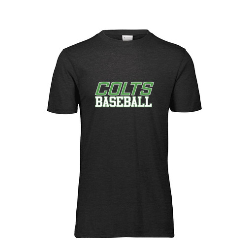 [FTSCUBBK-YS-LOGO2] Decker Youth Tri-Blend T-Shirt - Short Sleeve (Youth S, Black, Logo 2)