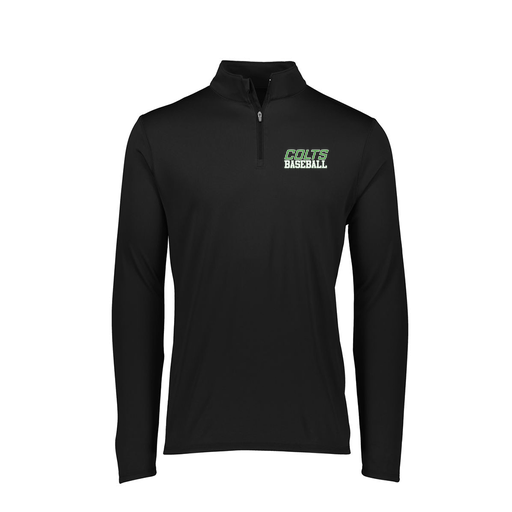 [FTLQFLBK-FAXS-LOGO2] Decker Women's Flex-Lite 1/4 Zip Shirt (Female Adult XS, Black, Logo 2)