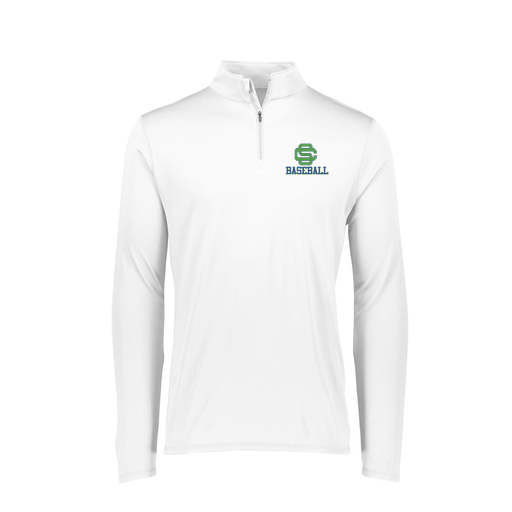 [FTLQFLWH-FAXS-LOGO1] Decker Women's Flex-Lite 1/4 Zip Shirt (Female Adult XS, White, Logo 1)
