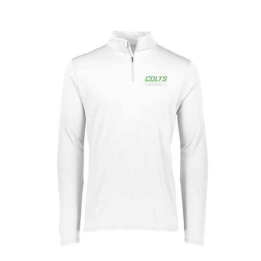[FTLQFLWH-FAXS-LOGO2] Decker Women's Flex-Lite 1/4 Zip Shirt (Female Adult XS, White, Logo 2)