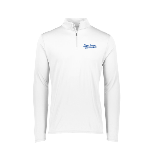 [FTLQFLWH-FAXS-LOGO3] Decker Women's Flex-Lite 1/4 Zip Shirt (Female Adult XS, White, Logo 3)