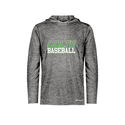 [FOLHCGBK-AS-LOGO2] Decker Men's Charge Hoodie (Adult S, Black, Logo 2)