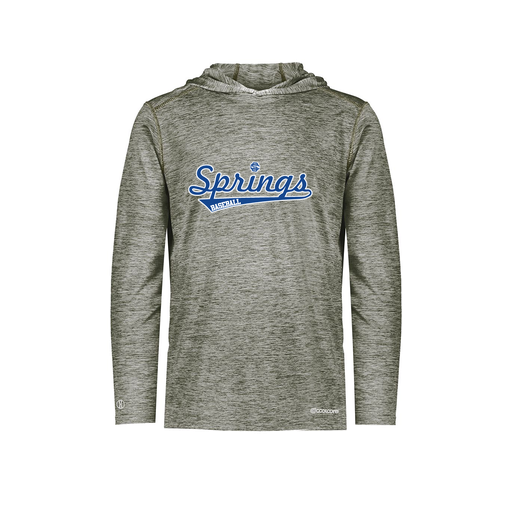 [FOLHCGGY-AS-LOGO3] Decker Men's Charge Hoodie (Adult S, Gray, Logo 3)