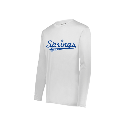 [222822.005.XS-LOGO3] Men's LS Smooth Sport Shirt (Adult XS, White, Logo 3)